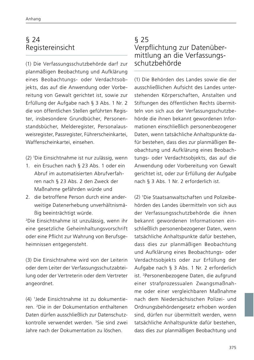 Seite 377 des Verfassungsschutzbericht 2019 Niedersachsen
