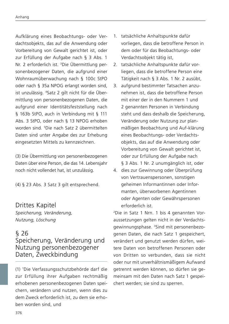 Seite 378 des Verfassungsschutzbericht 2019 Niedersachsen