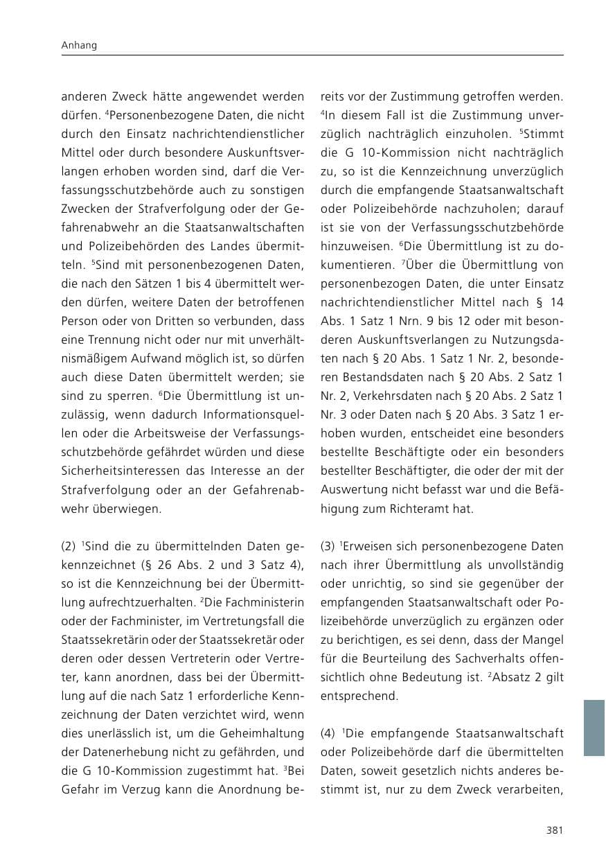Seite 383 des Verfassungsschutzbericht 2019 Niedersachsen