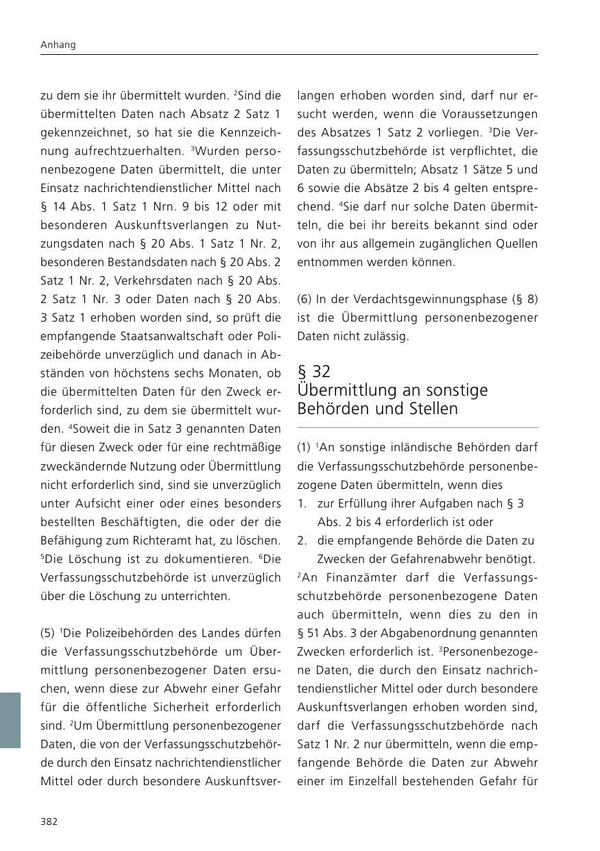 Seite 384 des Verfassungsschutzbericht 2019 Niedersachsen