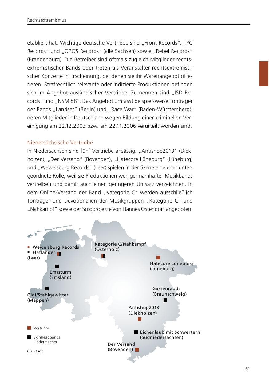 Seite 63 des Verfassungsschutzbericht 2019 Niedersachsen