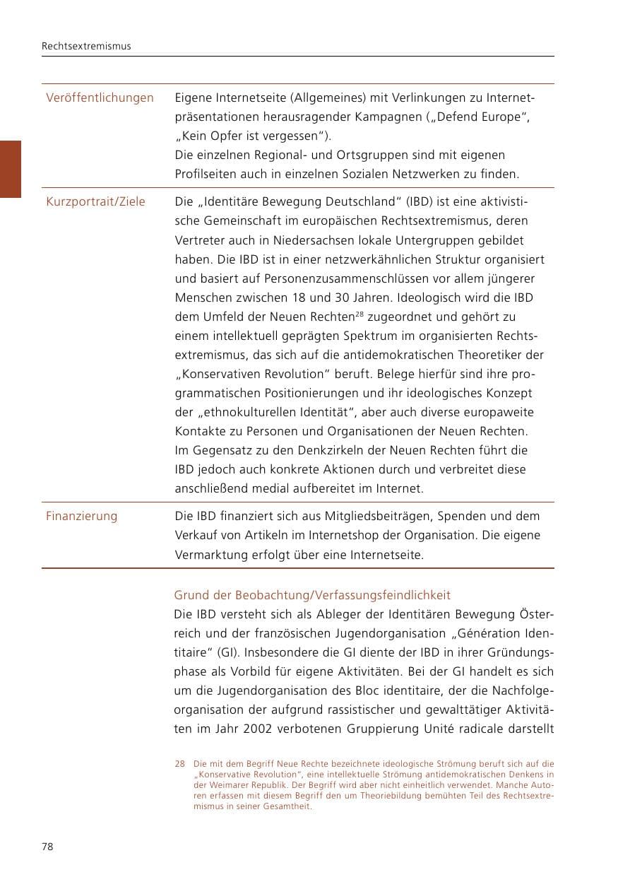Seite 80 des Verfassungsschutzbericht 2019 Niedersachsen