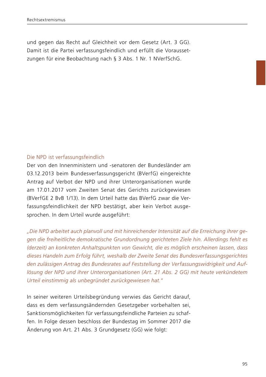 Seite 97 des Verfassungsschutzbericht 2019 Niedersachsen