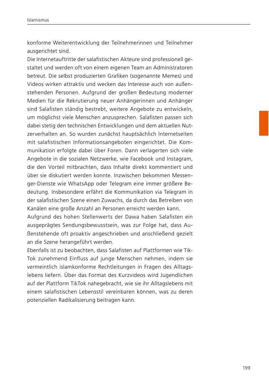 Seite 201 des Verfassungsschutzbericht 2021 Niedersachsen