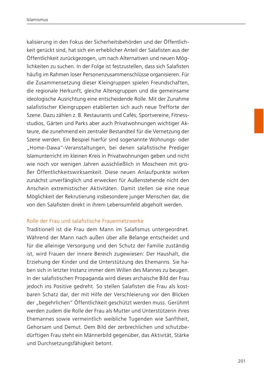 Seite 203 des Verfassungsschutzbericht 2021 Niedersachsen