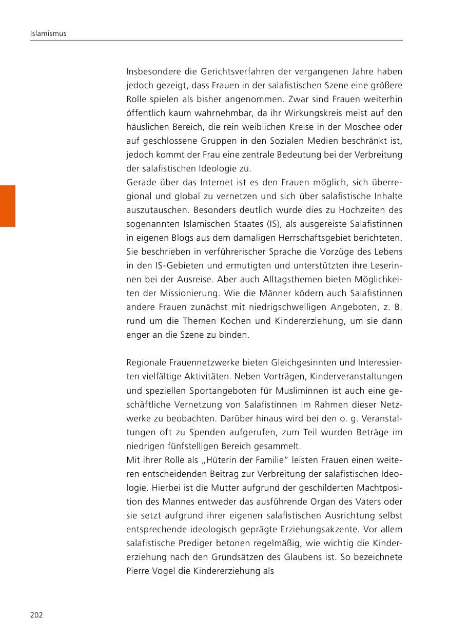 Seite 204 des Verfassungsschutzbericht 2021 Niedersachsen