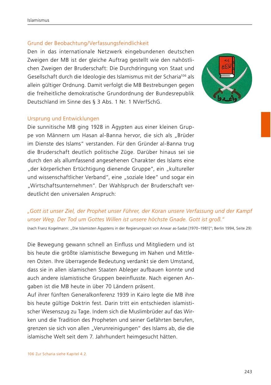 Seite 245 des Verfassungsschutzbericht 2021 Niedersachsen