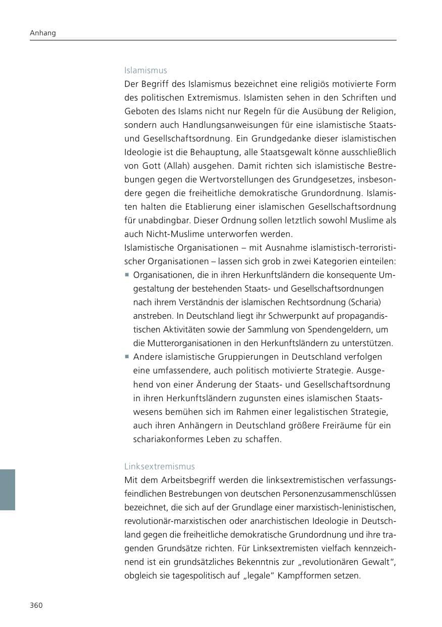 Seite 362 des Verfassungsschutzbericht 2021 Niedersachsen
