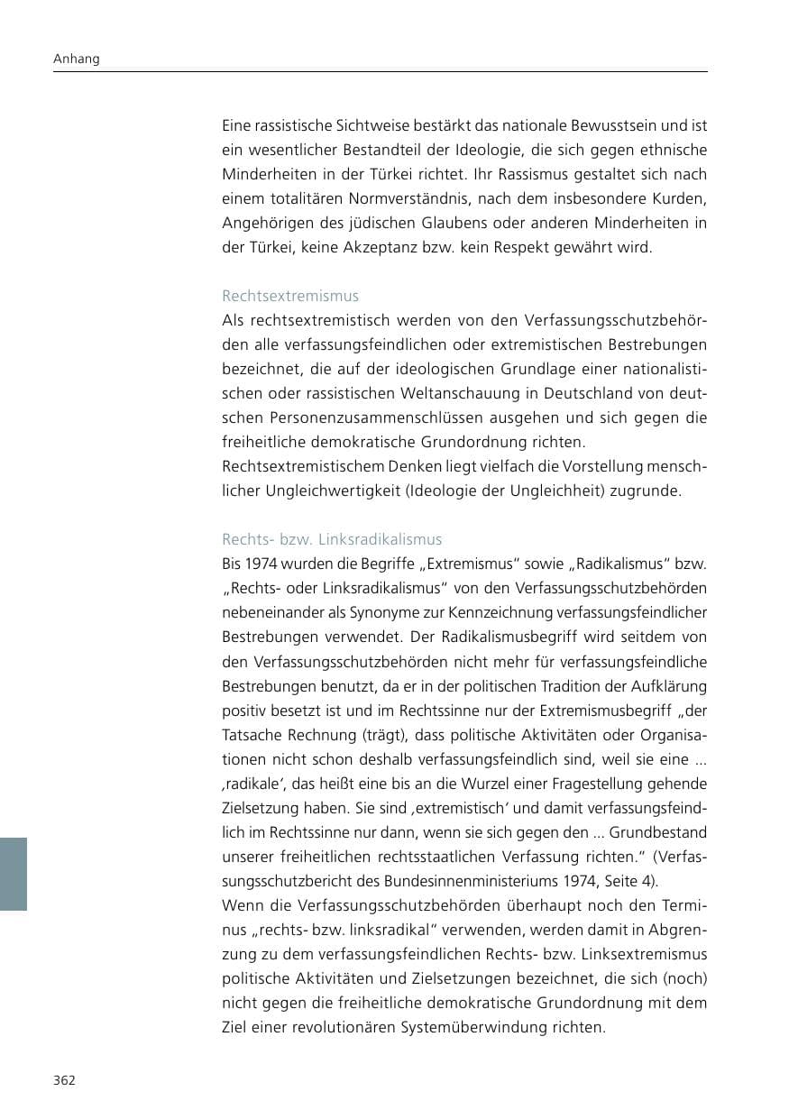 Seite 364 des Verfassungsschutzbericht 2021 Niedersachsen