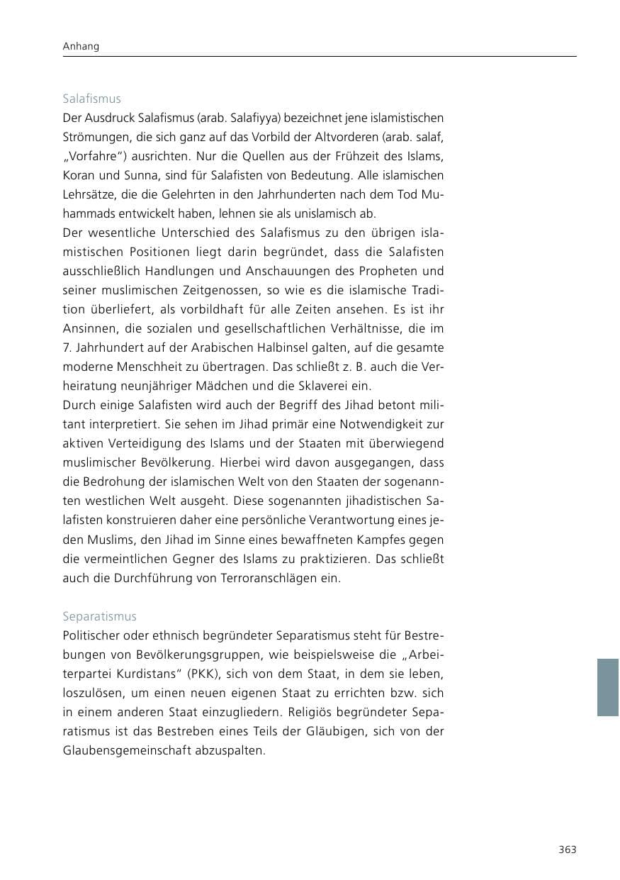 Seite 365 des Verfassungsschutzbericht 2021 Niedersachsen