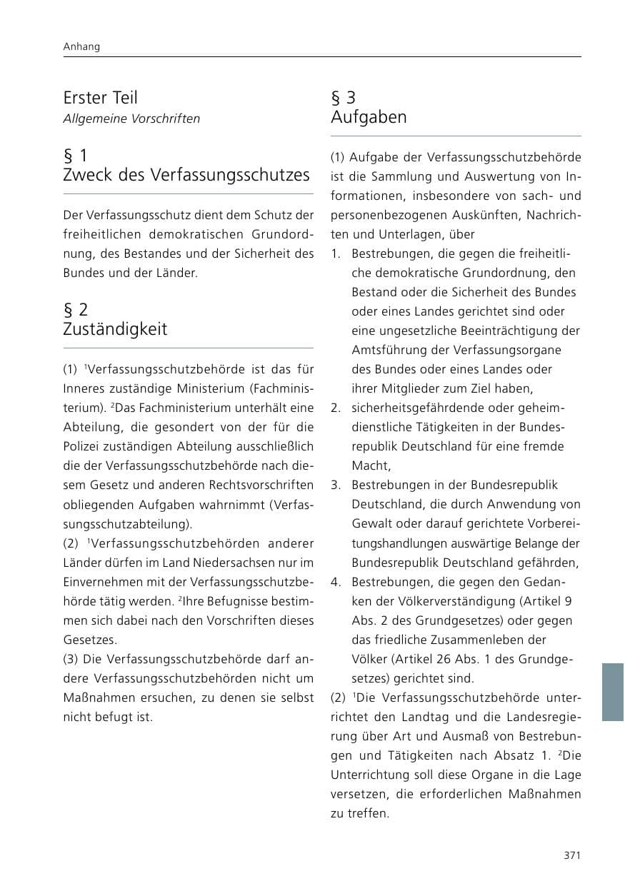 Seite 373 des Verfassungsschutzbericht 2021 Niedersachsen