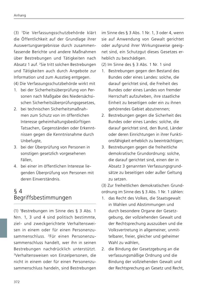 Seite 374 des Verfassungsschutzbericht 2021 Niedersachsen