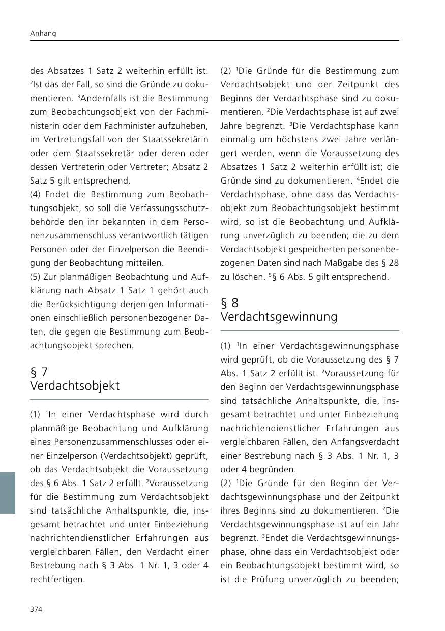 Seite 376 des Verfassungsschutzbericht 2021 Niedersachsen