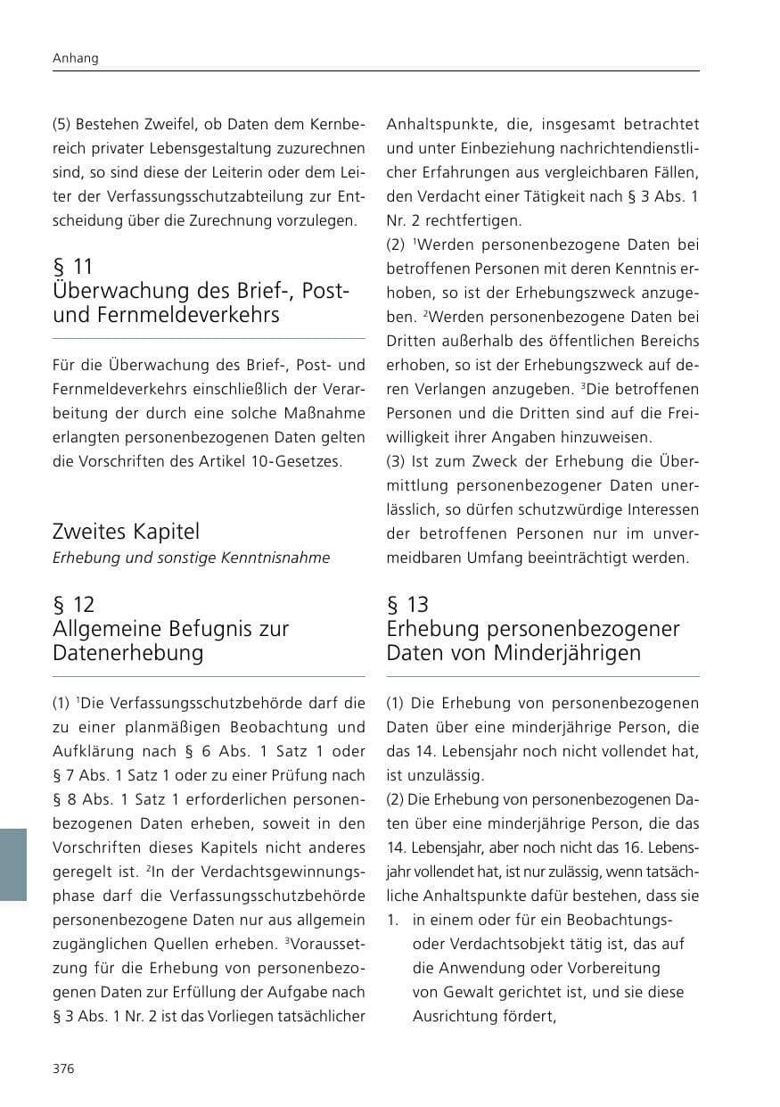 Seite 378 des Verfassungsschutzbericht 2021 Niedersachsen