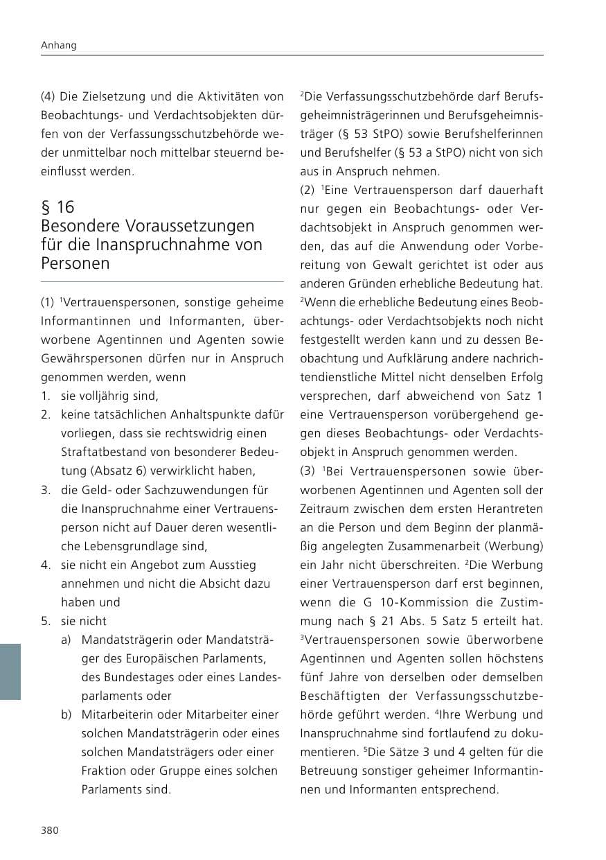 Seite 382 des Verfassungsschutzbericht 2021 Niedersachsen