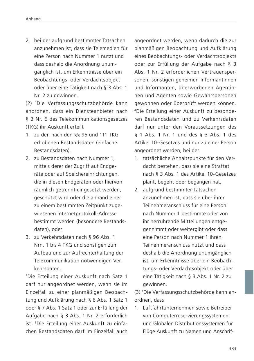 Seite 385 des Verfassungsschutzbericht 2021 Niedersachsen