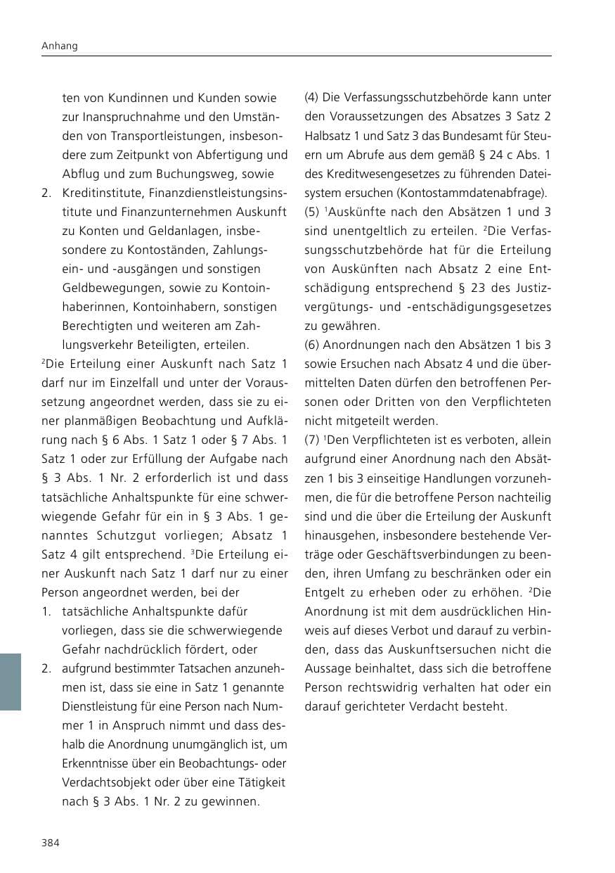Seite 386 des Verfassungsschutzbericht 2021 Niedersachsen