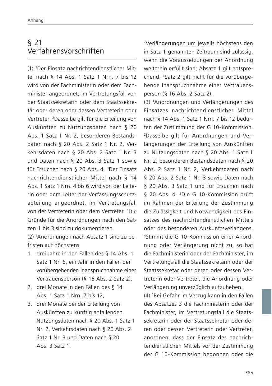 Seite 387 des Verfassungsschutzbericht 2021 Niedersachsen