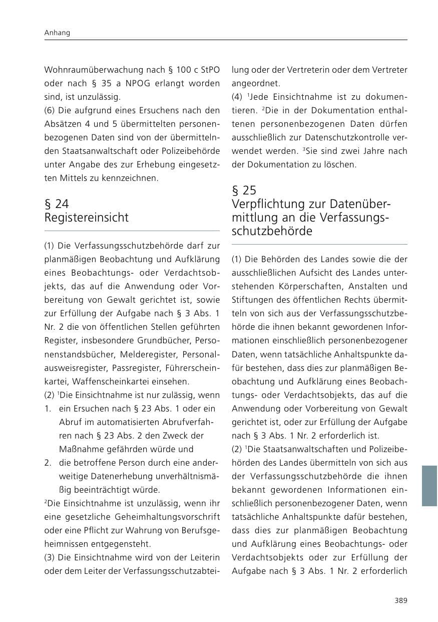Seite 391 des Verfassungsschutzbericht 2021 Niedersachsen