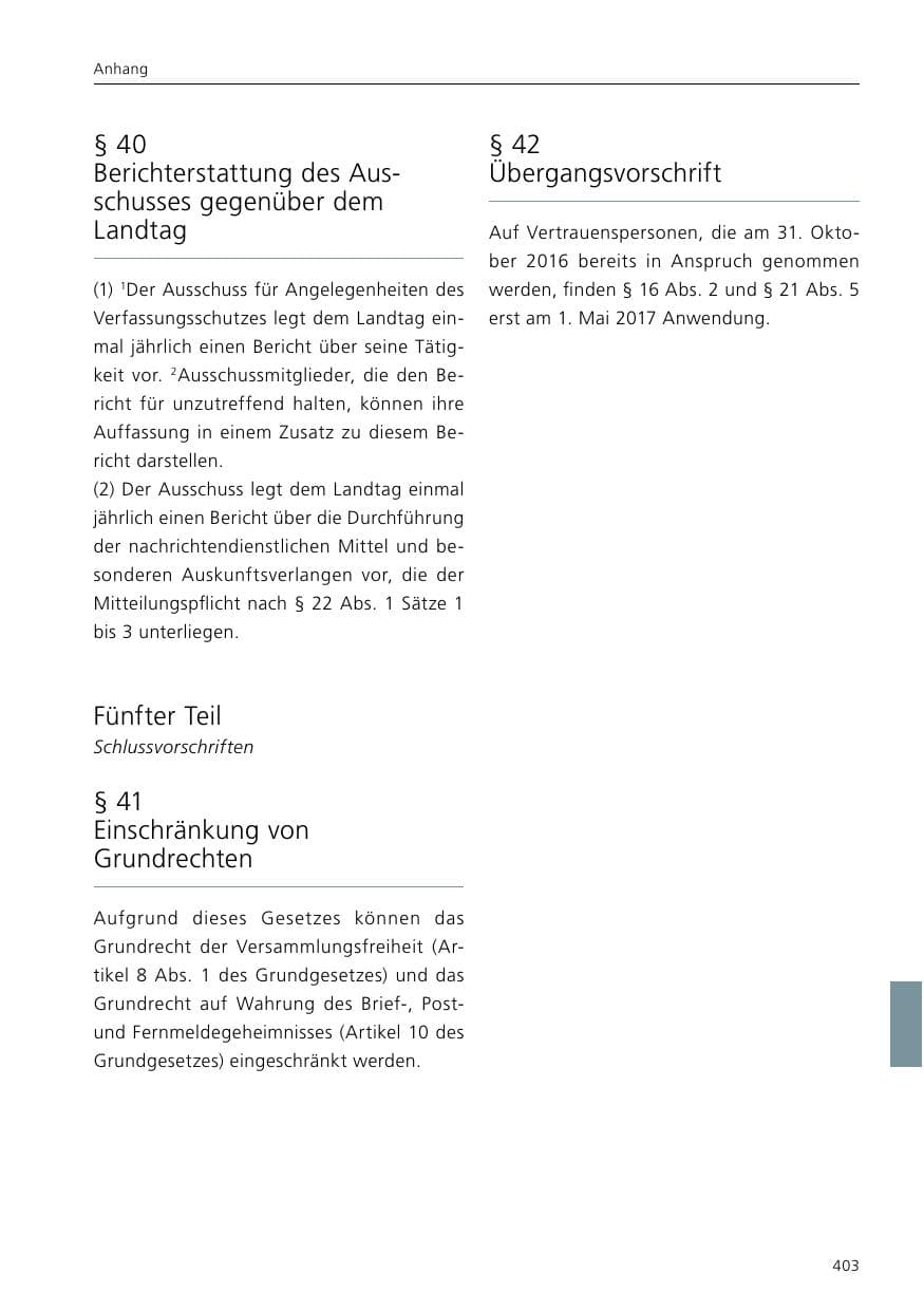 Seite 405 des Verfassungsschutzbericht 2021 Niedersachsen