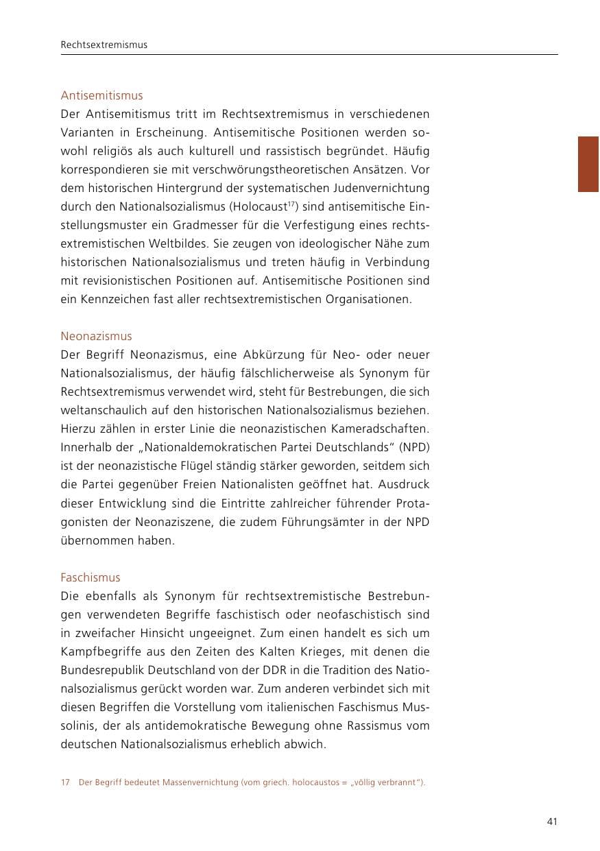 Seite 43 des Verfassungsschutzbericht 2021 Niedersachsen