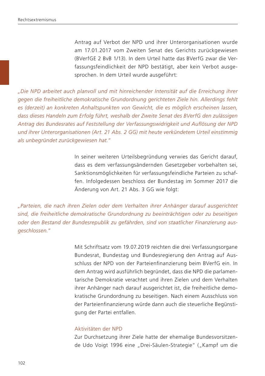 Seite 104 des Verfassungsschutzbericht 2022 Niedersachsen