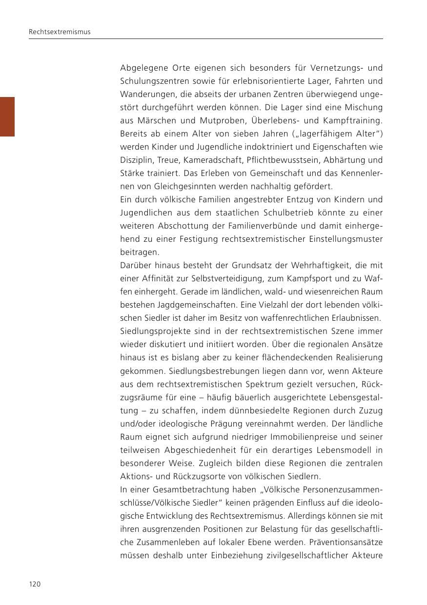 Seite 122 des Verfassungsschutzbericht 2022 Niedersachsen