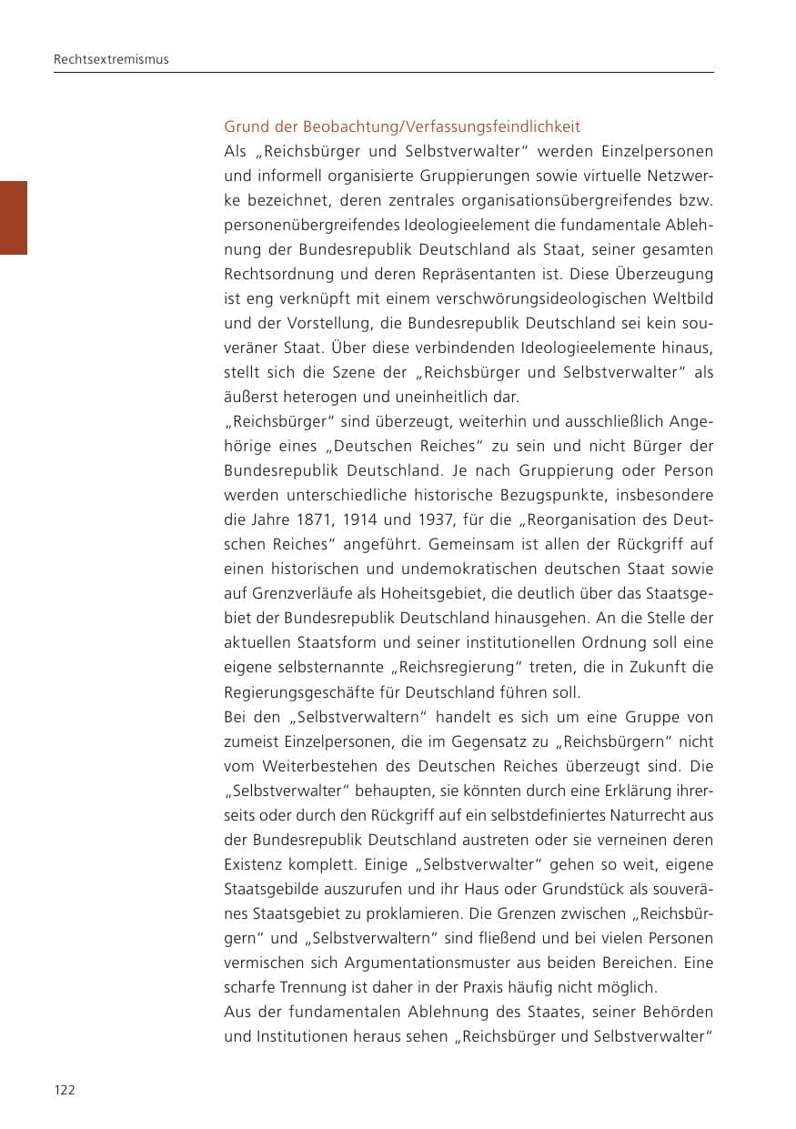 Seite 124 des Verfassungsschutzbericht 2022 Niedersachsen