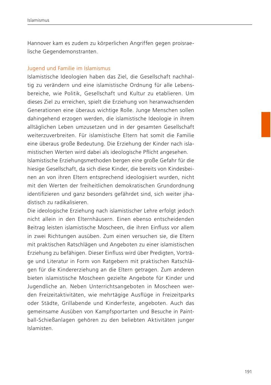 Seite 193 des Verfassungsschutzbericht 2022 Niedersachsen