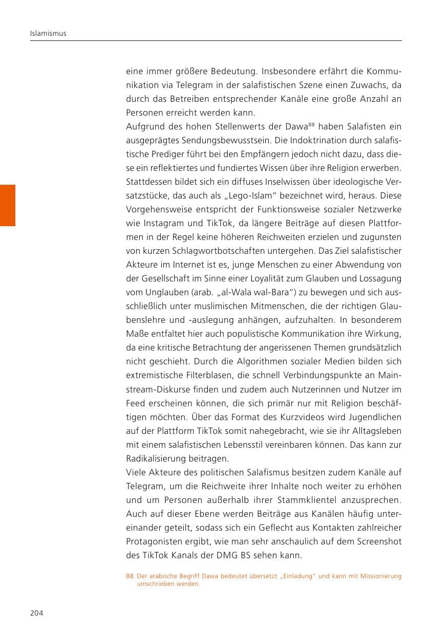Seite 206 des Verfassungsschutzbericht 2022 Niedersachsen