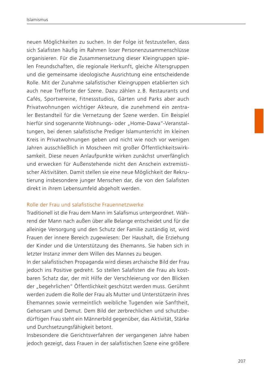 Seite 209 des Verfassungsschutzbericht 2022 Niedersachsen