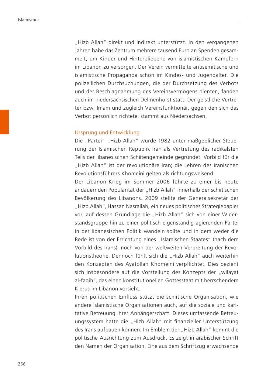 Seite 258 des Verfassungsschutzbericht 2022 Niedersachsen