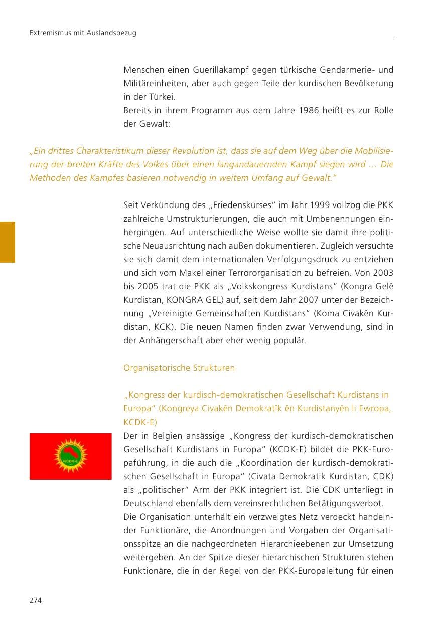 Seite 276 des Verfassungsschutzbericht 2022 Niedersachsen