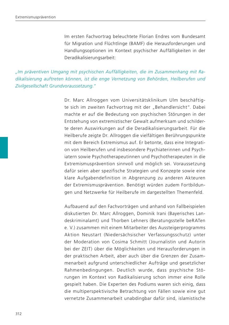 Seite 314 des Verfassungsschutzbericht 2022 Niedersachsen