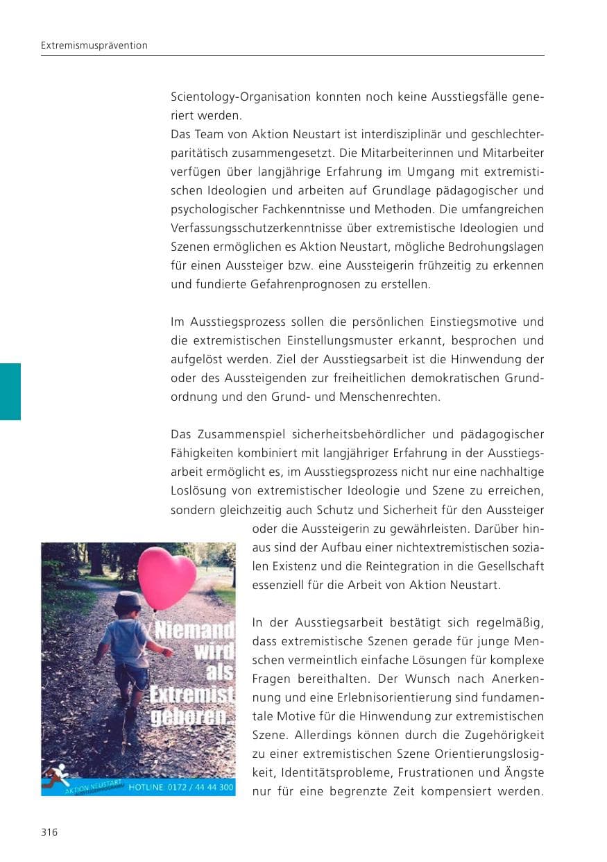 Seite 318 des Verfassungsschutzbericht 2022 Niedersachsen