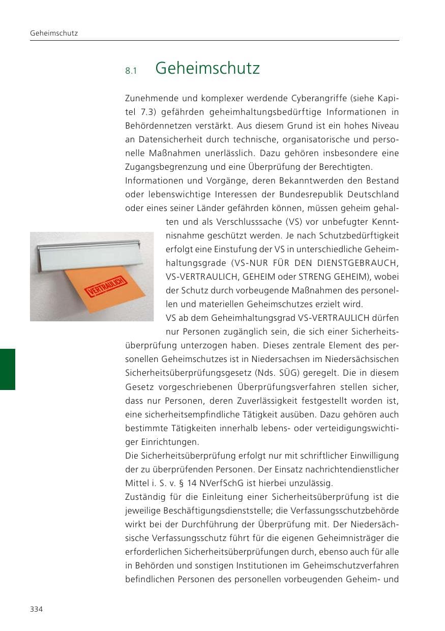 Seite 336 des Verfassungsschutzbericht 2022 Niedersachsen