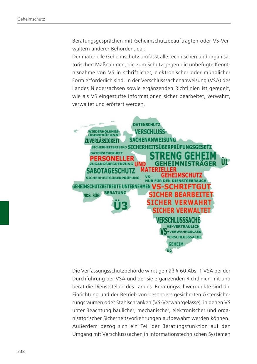 Seite 340 des Verfassungsschutzbericht 2022 Niedersachsen
