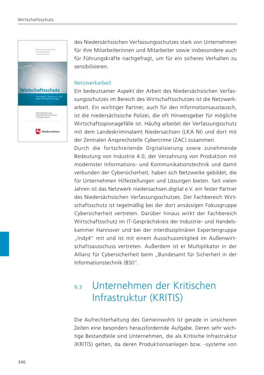 Seite 348 des Verfassungsschutzbericht 2022 Niedersachsen