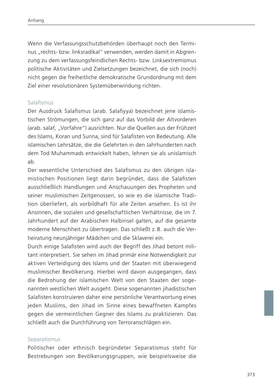 Seite 375 des Verfassungsschutzbericht 2022 Niedersachsen