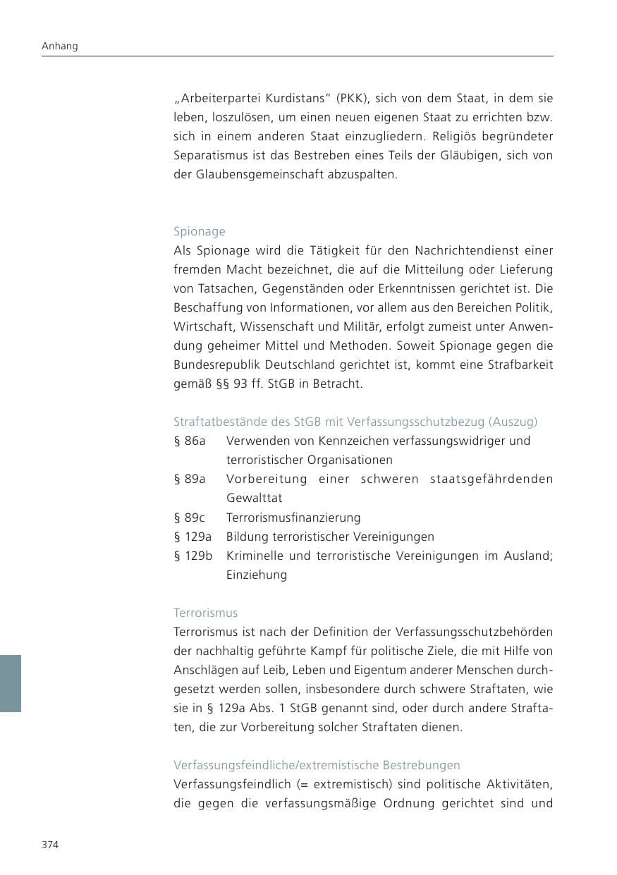 Seite 376 des Verfassungsschutzbericht 2022 Niedersachsen