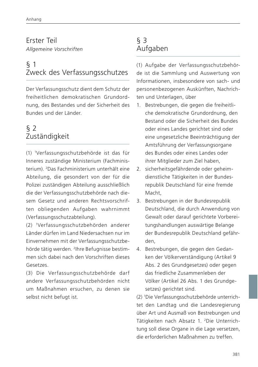 Seite 383 des Verfassungsschutzbericht 2022 Niedersachsen