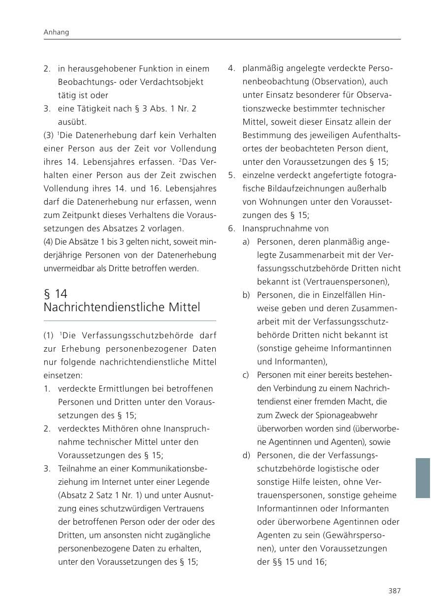 Seite 389 des Verfassungsschutzbericht 2022 Niedersachsen
