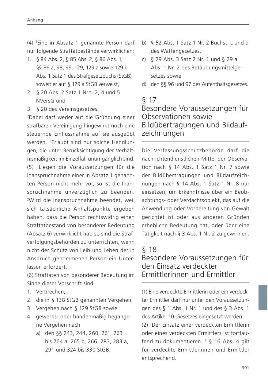 Seite 393 des Verfassungsschutzbericht 2022 Niedersachsen