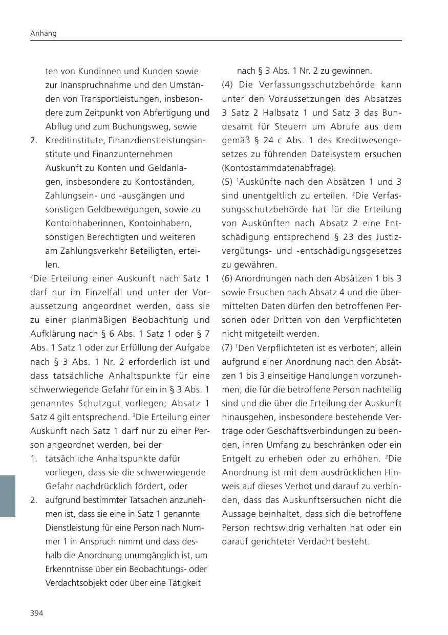 Seite 396 des Verfassungsschutzbericht 2022 Niedersachsen