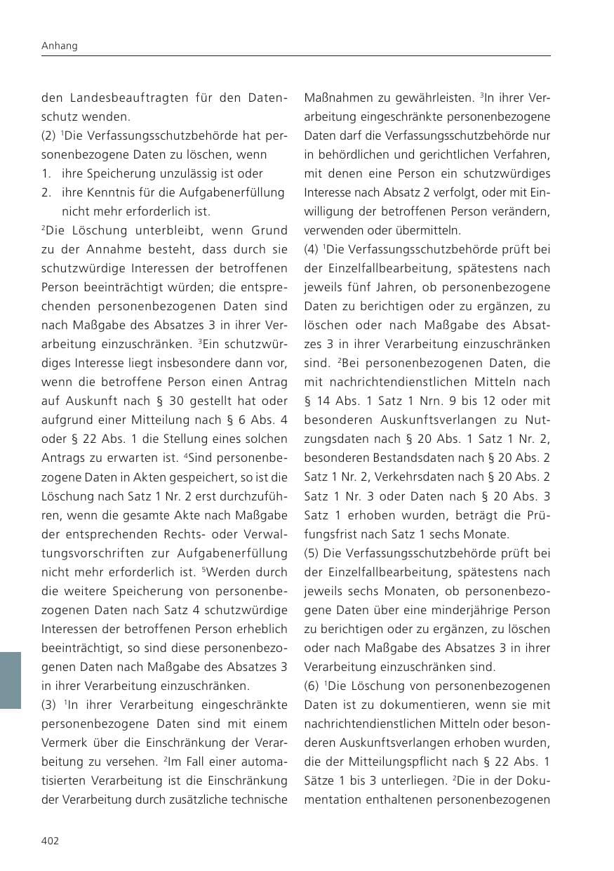 Seite 404 des Verfassungsschutzbericht 2022 Niedersachsen