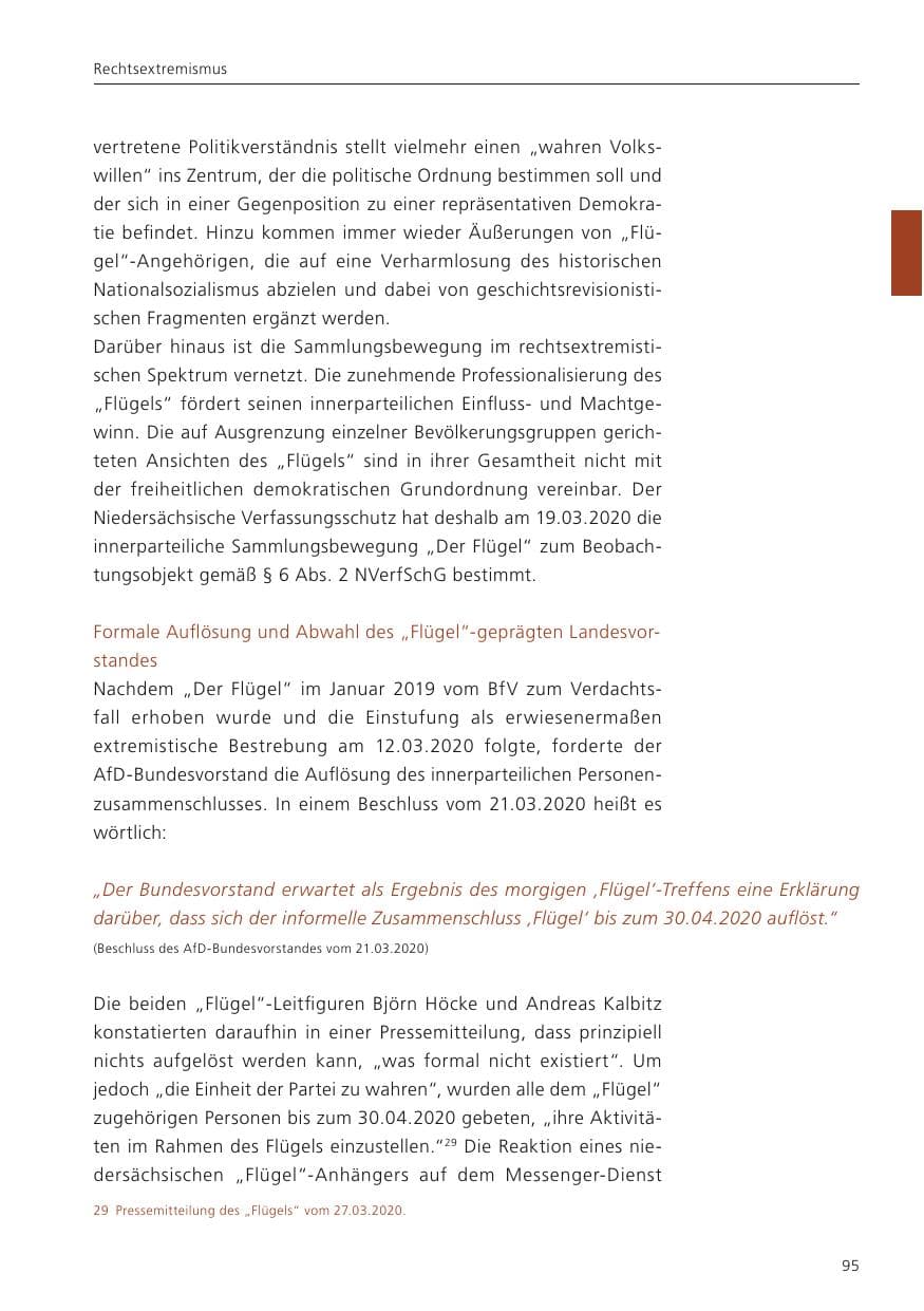 Seite 97 des Verfassungsschutzbericht 2022 Niedersachsen