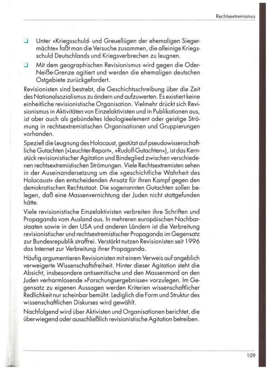 Seite 111 des Verfassungsschutzbericht 1997 Nordrhein-Westfalen