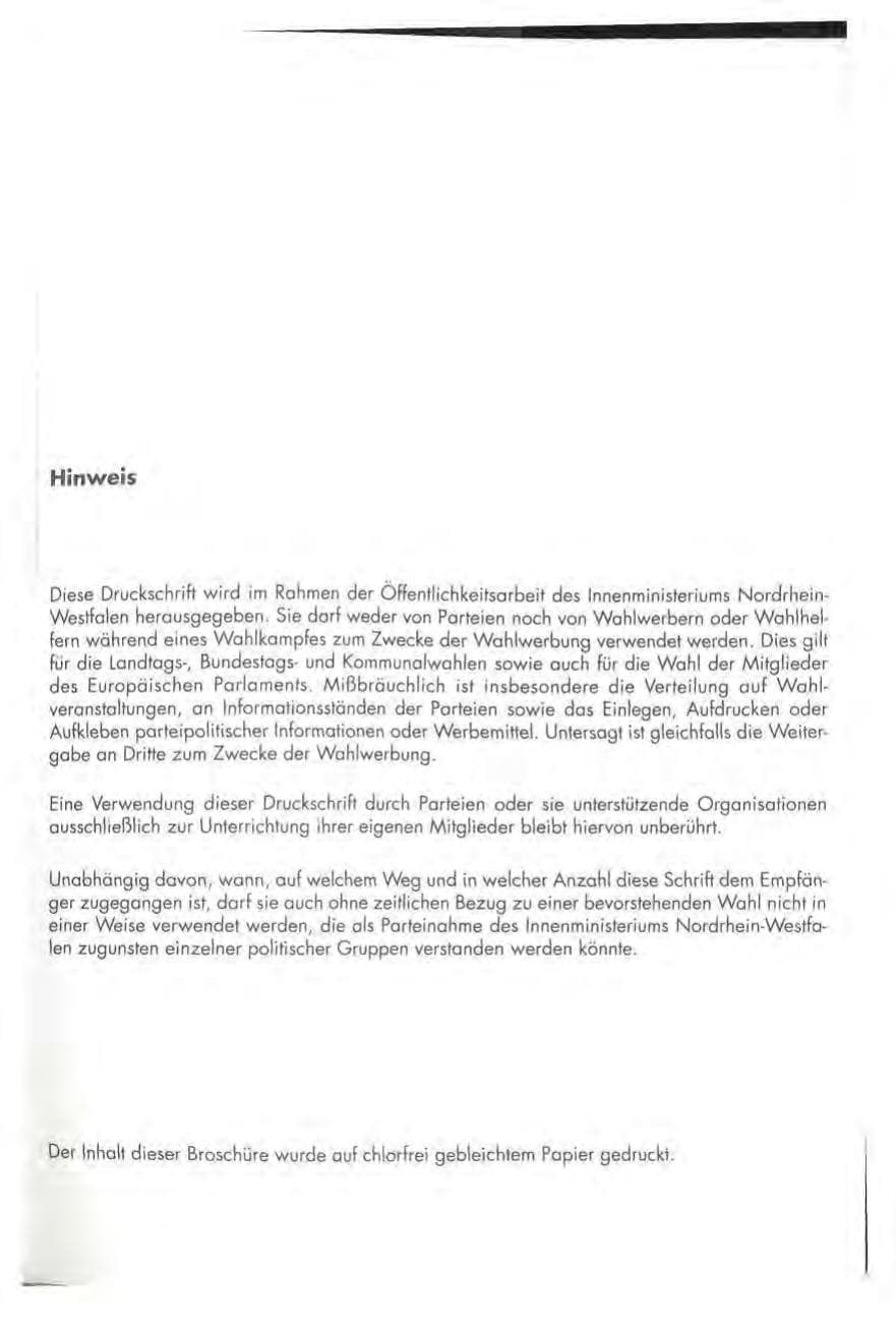 Seite 305 des Verfassungsschutzbericht 1997 Nordrhein-Westfalen