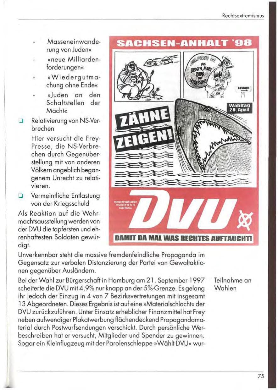Seite 77 des Verfassungsschutzbericht 1997 Nordrhein-Westfalen