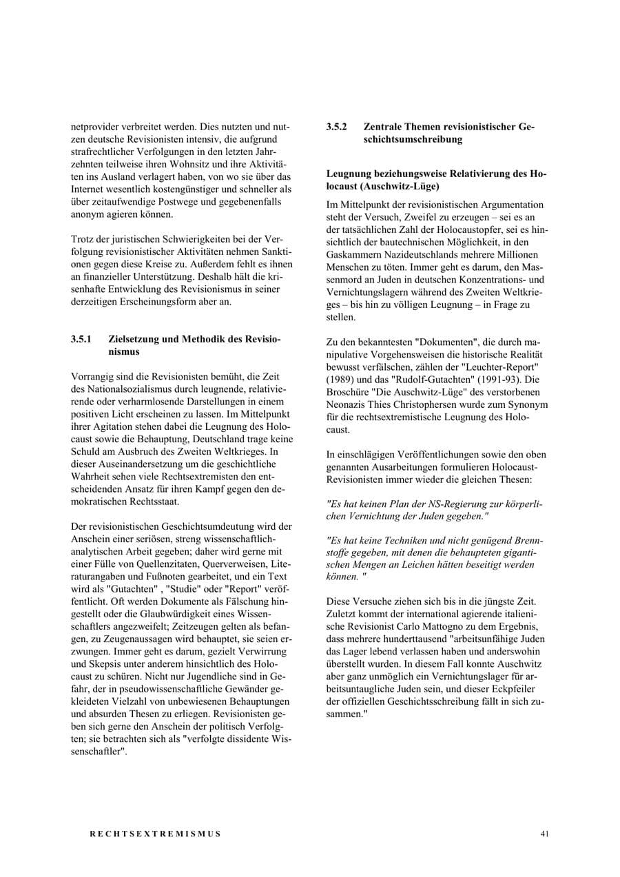 Seite 47 des Verfassungsschutzbericht 2003 Nordrhein-Westfalen